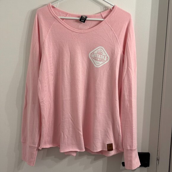 Muskoka Bear Wear Pink Long Sleeve Top - Picture 1 of 7